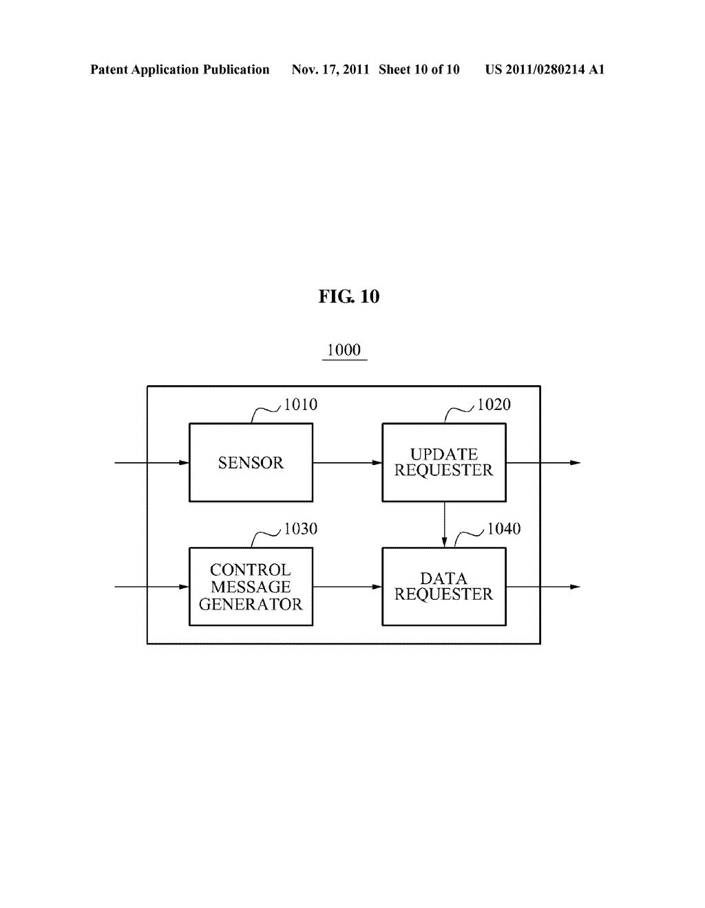 TERMINAL FOR A CONTENT CENTRIC NETWORK AND METHOD OF COMMUNICATION FOR A     TERMINAL AND A HUB IN A CONTENT CENTRIC NETWORK - diagram, schematic, and image 11