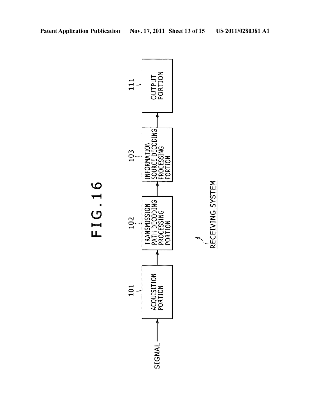 RECEIVING APPARATUS, ANNOUNCEMENT CONTROL METHOD, AND PROGRAM - diagram, schematic, and image 14