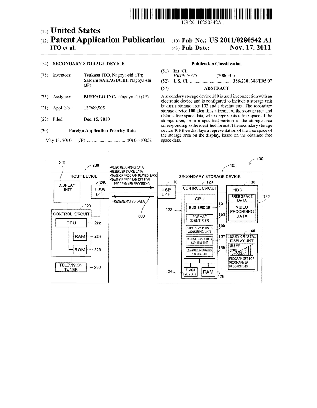 SECONDARY STORAGE DEVICE - diagram, schematic, and image 01