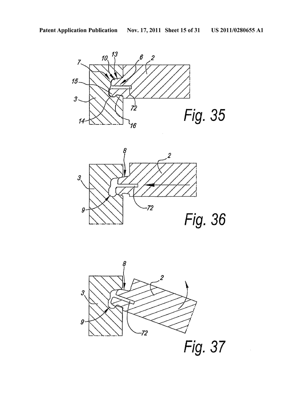 COMPOSED ELEMENT,  MULTI-LAYERED BOARD AND PANEL-SHAPED ELEMENT FOR     FORMING THIS COMPOSED ELEMENT - diagram, schematic, and image 16