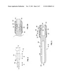 TAIL PIECE FOR AN EXTENDABLE DRILL BIT ASSEMBLY HAVING A REDUCED HEAD diagram and image