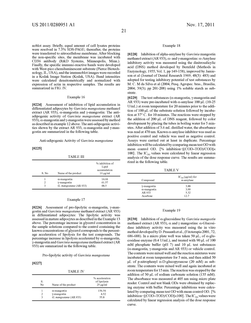 COMPOSITION FROM SPHAERANTHUS INDICUS AND GARCINIA MANGOSTANA FOR THE     CONTROL OF METABOLIC SYNDROME - diagram, schematic, and image 32