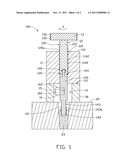 DEVICE FOR REMOVING BROKEN RUNNER SYSTEM FROM INJECTION MOLD diagram and image