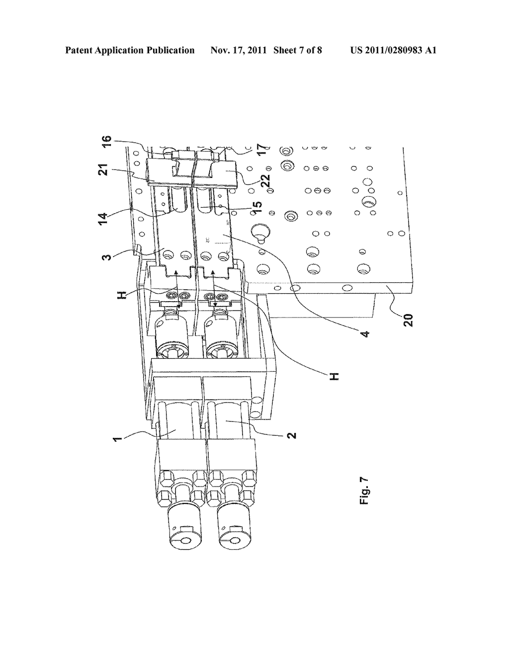 MOULD FOR THERMOPLASTIC CONTAINERS OBTAINED BY BLOW MOULDING - diagram, schematic, and image 08