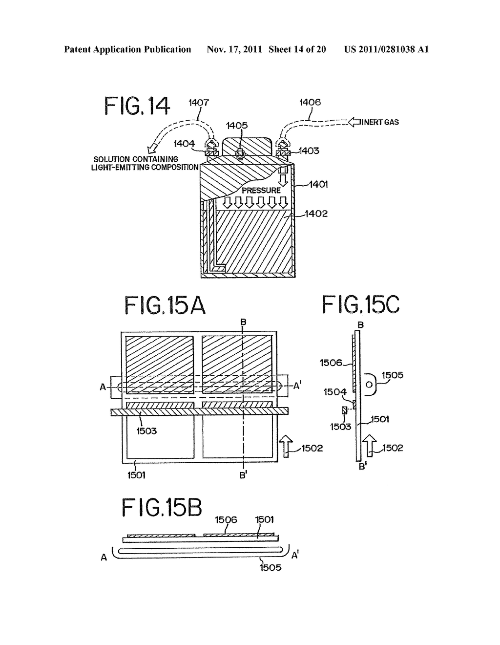 Production Apparatus and Method of producing a Light-Emitting Device by     Using the Same Apparatus - diagram, schematic, and image 15