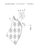 MOISTURE ABSORPTIVE AND PERSPIRATORY CLOTH STRUCTURE diagram and image