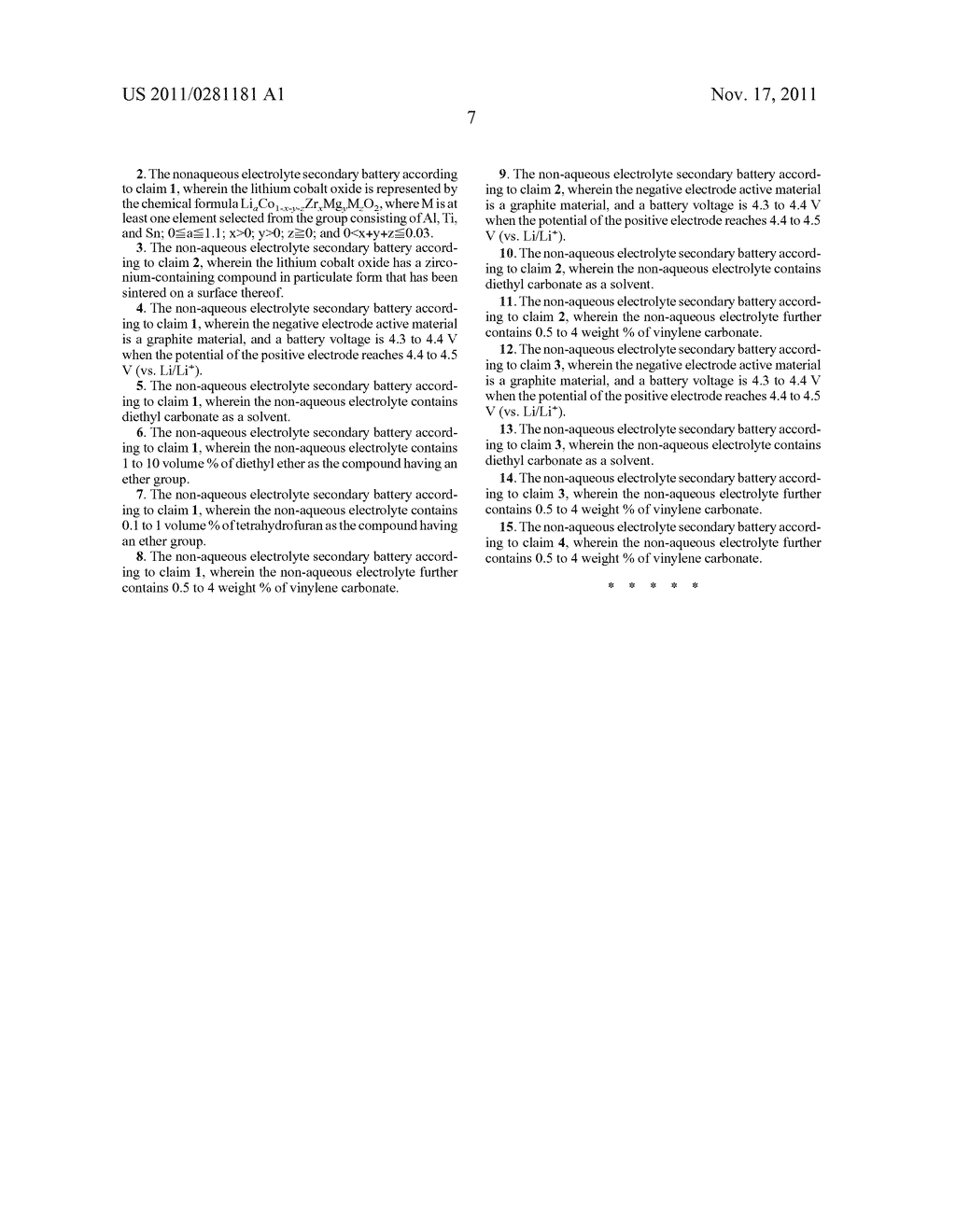 Non-aqueous Electrolyte secondary battery - diagram, schematic, and image 08