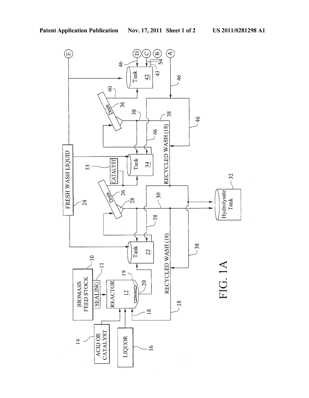 METHOD AND APPARATUS TO EXTRACTED AND REDUCE DISSOLVED HEMI-CELLULOSIC     SOLIDS IN BIOMASS FOLLOWING PRE-HYDROLYSIS - diagram, schematic, and image 02