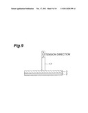 ADHESIVE BONDING SHEET, SEMICONDUCTOR DEVICE USING SAME, AND METHOD FOR     MANUFACTURING SUCH SEMICONDUCTOR DEVICE diagram and image