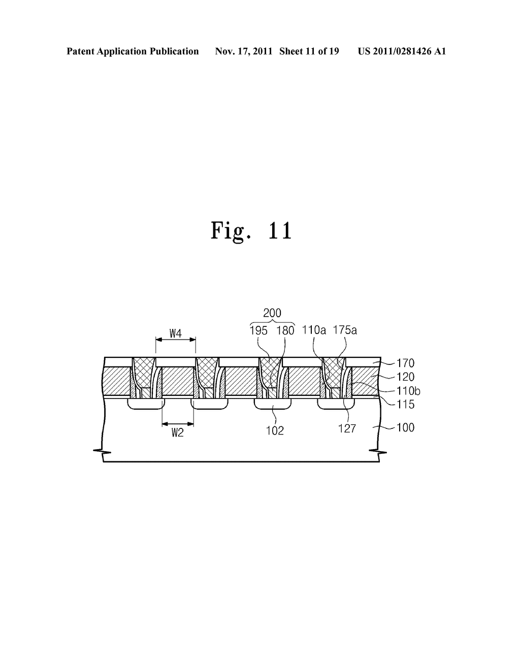 SEMICONDUCTOR DEVICE AND METHOD OF FORMING THE SAME - diagram, schematic, and image 12