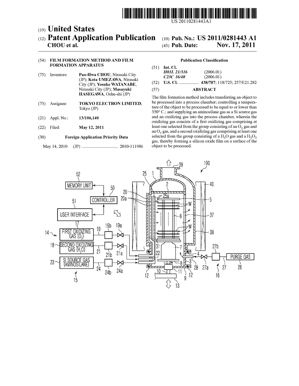 FILM FORMATION METHOD AND FILM FORMATION APPARATUS - diagram, schematic, and image 01