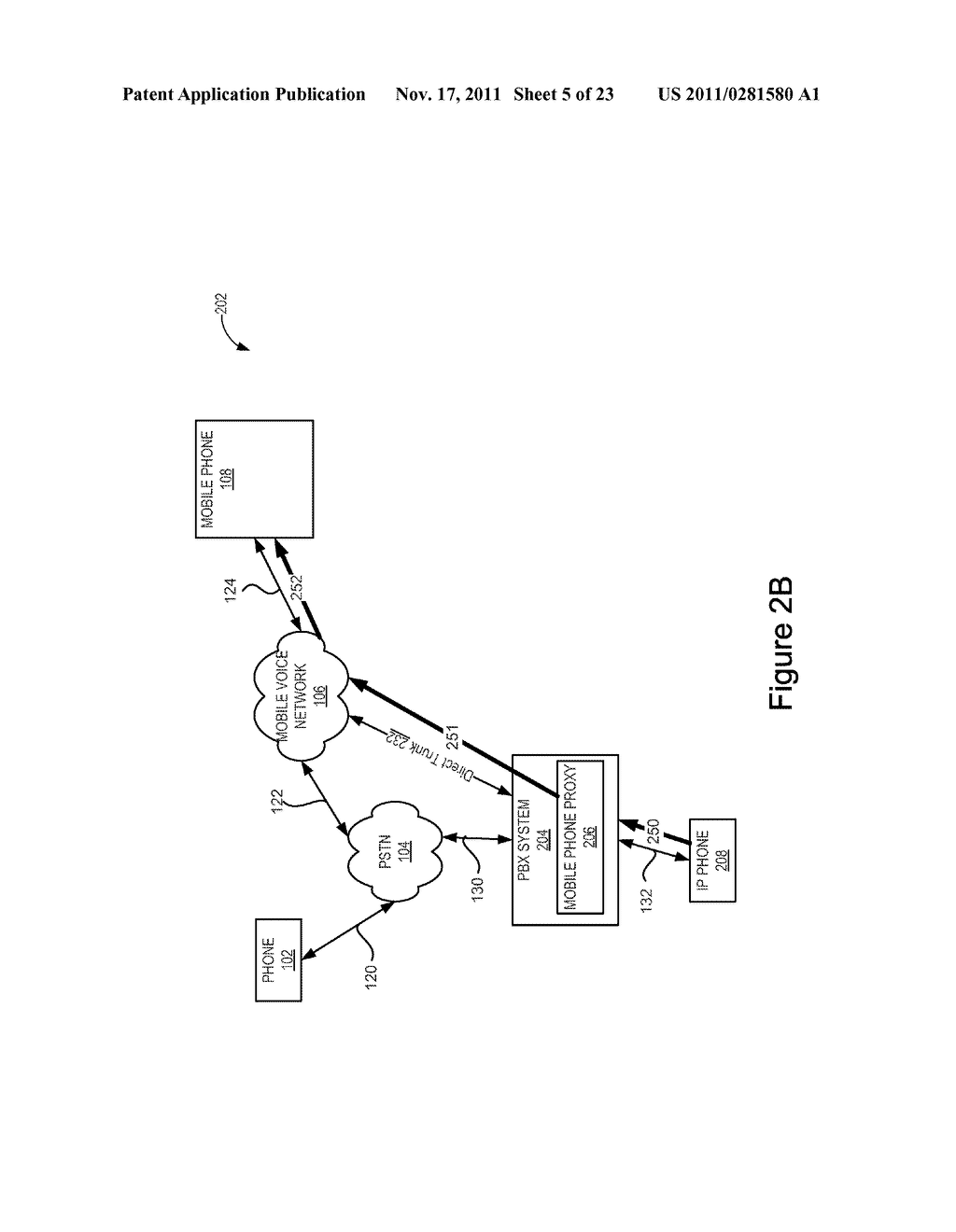 MOBILE PHONE INTEGRATION WITH A PRIVATE BRANCH EXCHANGE IN A DISTRIBUTED     TELEPHONY SYSTEM - diagram, schematic, and image 06