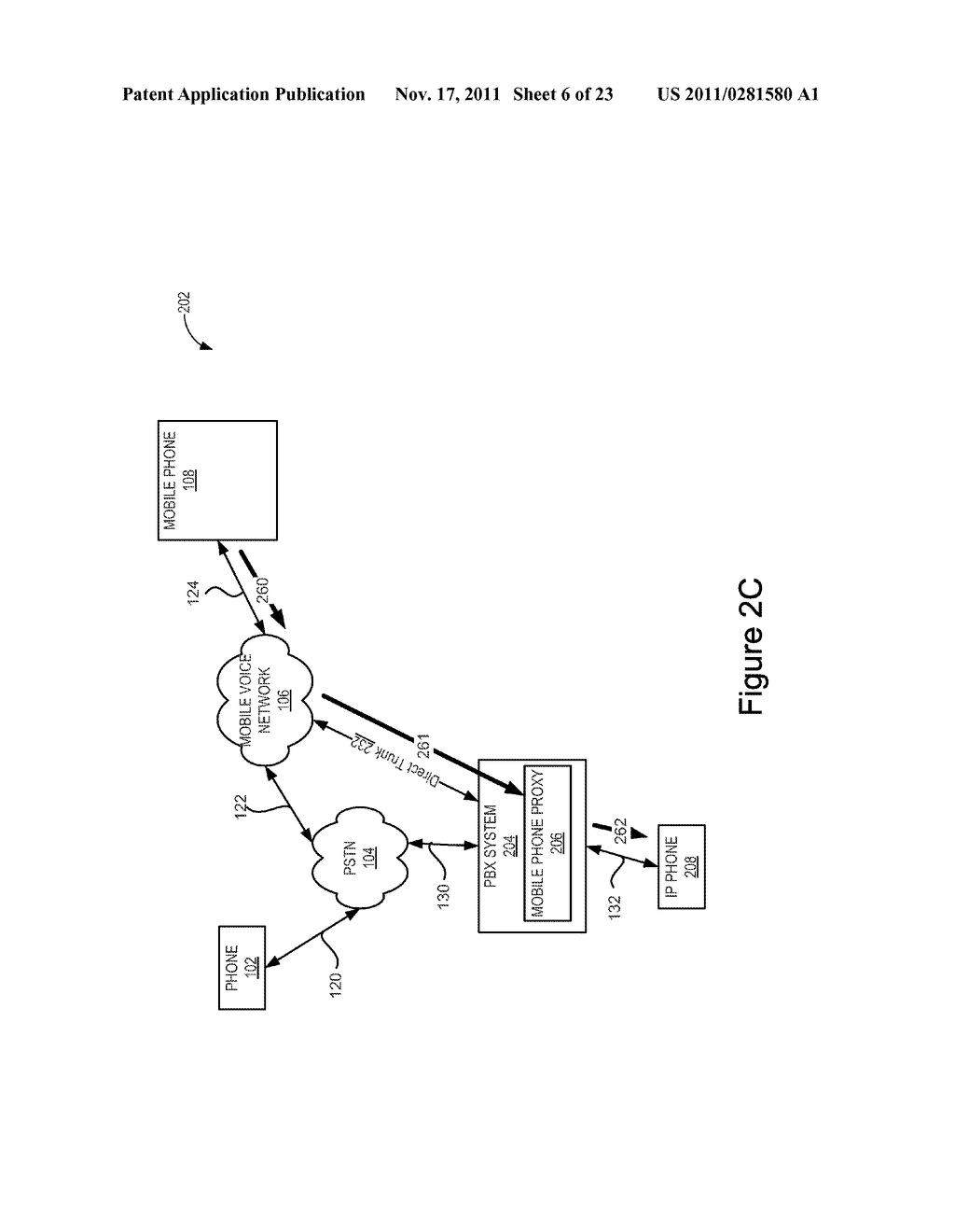 MOBILE PHONE INTEGRATION WITH A PRIVATE BRANCH EXCHANGE IN A DISTRIBUTED     TELEPHONY SYSTEM - diagram, schematic, and image 07