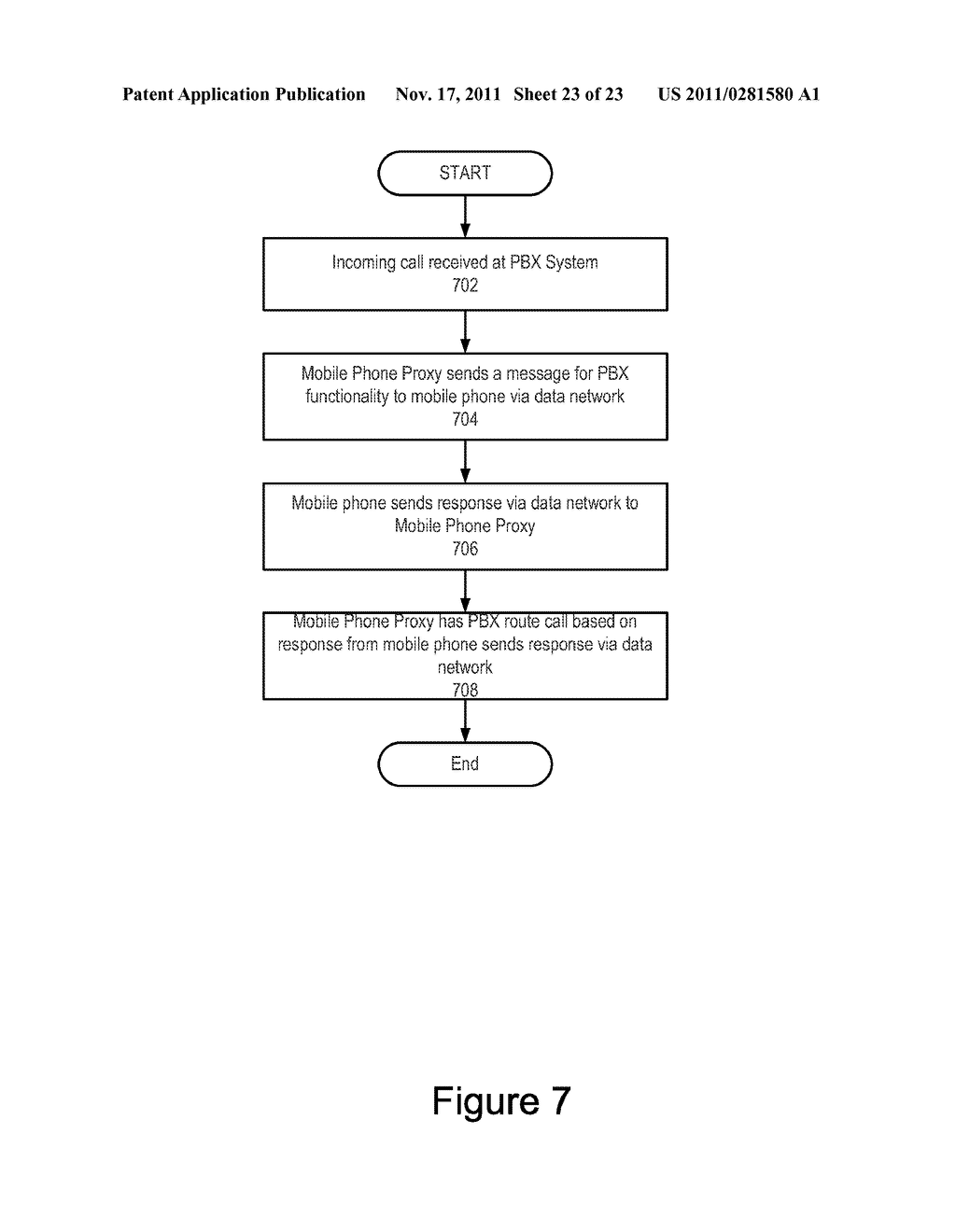 MOBILE PHONE INTEGRATION WITH A PRIVATE BRANCH EXCHANGE IN A DISTRIBUTED     TELEPHONY SYSTEM - diagram, schematic, and image 24