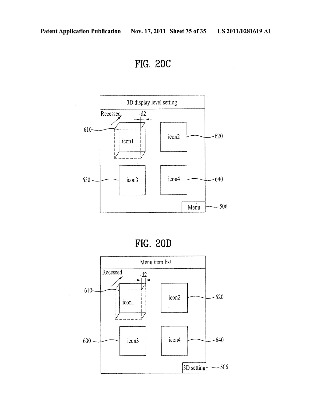 MOBILE TERMINAL AND METHOD OF DISPLAYING 3D IMAGES THEREON - diagram, schematic, and image 36