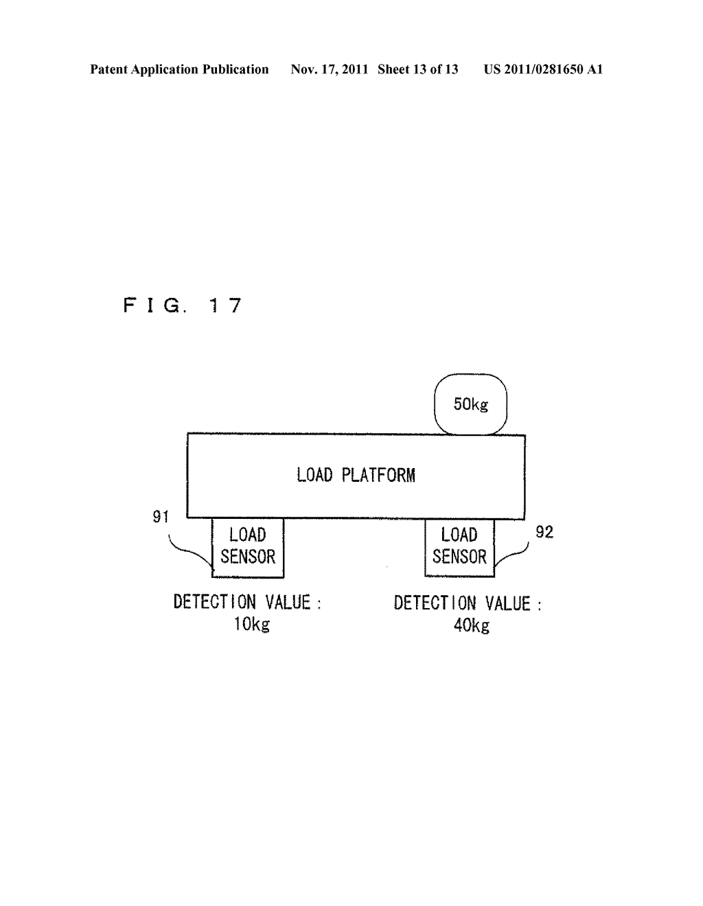 WEIGHT APPLYING UNIT FOR CALIBRATION AND WEIGHT APPLYING METHOD FOR     CALIBRATION - diagram, schematic, and image 14