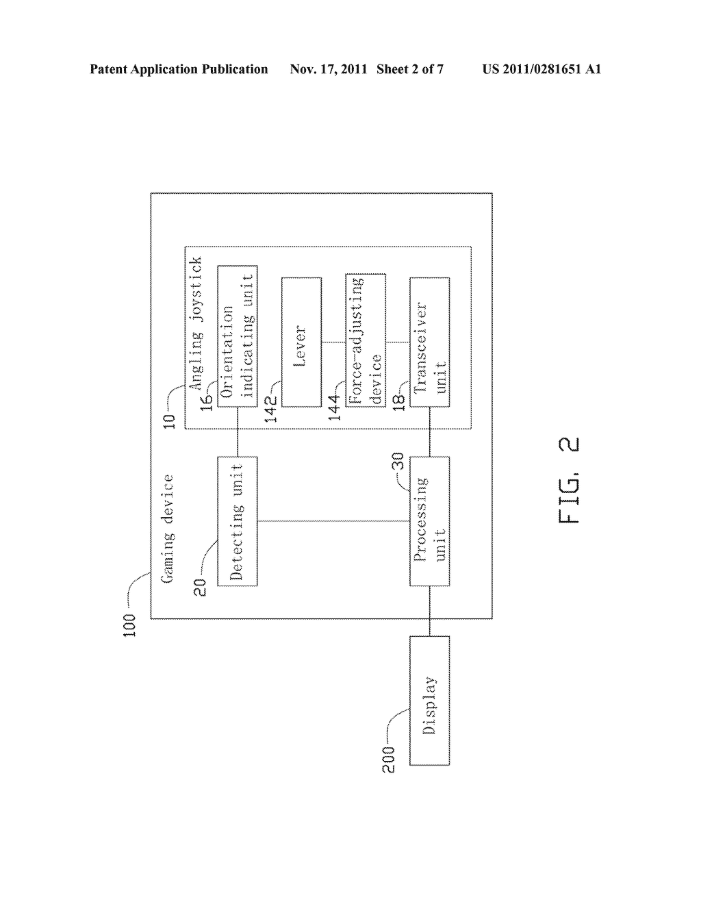 ANGLING JOYSTICK AND GAMING DEVICE HAVING SAME - diagram, schematic, and image 03