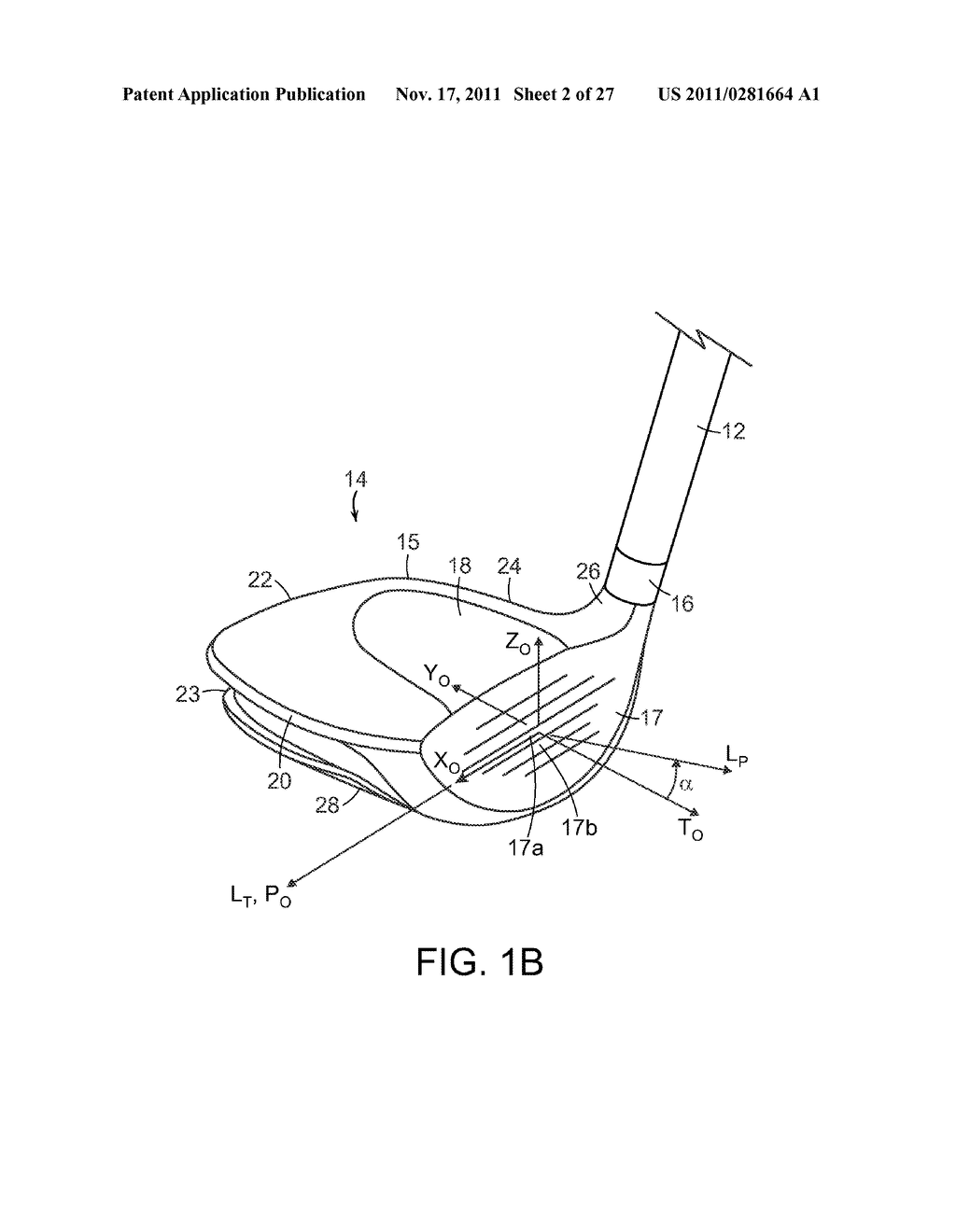 GOLF CLUB ASSEMBLY AND GOLF CLUB WITH AERODYNAMIC FEATURES - diagram, schematic, and image 03