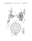 Model helicopter with epicyclic gearing based reduction gear mechanism diagram and image