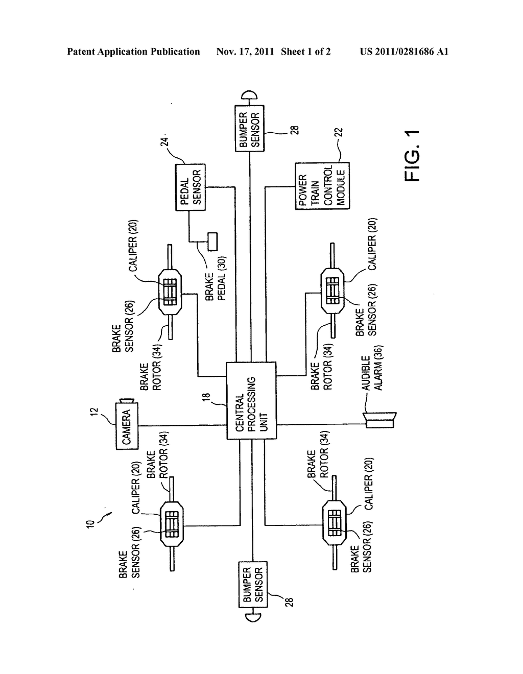 Land vechicle braking system - diagram, schematic, and image 02