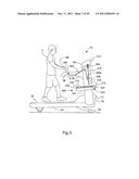 EXERCISE TREADMILL FOR SIMULATING PUSHING AND PULLING ACTIONS AND EXERCISE     METHOD THEREFOR diagram and image