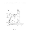 EXERCISE TREADMILL FOR SIMULATING PUSHING AND PULLING ACTIONS AND EXERCISE     METHOD THEREFOR diagram and image