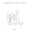 EXERCISE TREADMILL FOR SIMULATING PUSHING AND PULLING ACTIONS AND EXERCISE     METHOD THEREFOR diagram and image