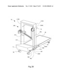 EXERCISE TREADMILL FOR SIMULATING PUSHING AND PULLING ACTIONS AND EXERCISE     METHOD THEREFOR diagram and image