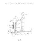 EXERCISE TREADMILL FOR SIMULATING PUSHING AND PULLING ACTIONS AND EXERCISE     METHOD THEREFOR diagram and image