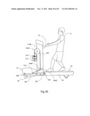 EXERCISE TREADMILL FOR SIMULATING PUSHING AND PULLING ACTIONS AND EXERCISE     METHOD THEREFOR diagram and image