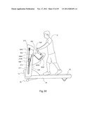 EXERCISE TREADMILL FOR SIMULATING PUSHING AND PULLING ACTIONS AND EXERCISE     METHOD THEREFOR diagram and image