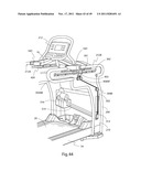 EXERCISE TREADMILL FOR SIMULATING PUSHING AND PULLING ACTIONS AND EXERCISE     METHOD THEREFOR diagram and image