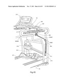 EXERCISE TREADMILL FOR SIMULATING PUSHING AND PULLING ACTIONS AND EXERCISE     METHOD THEREFOR diagram and image