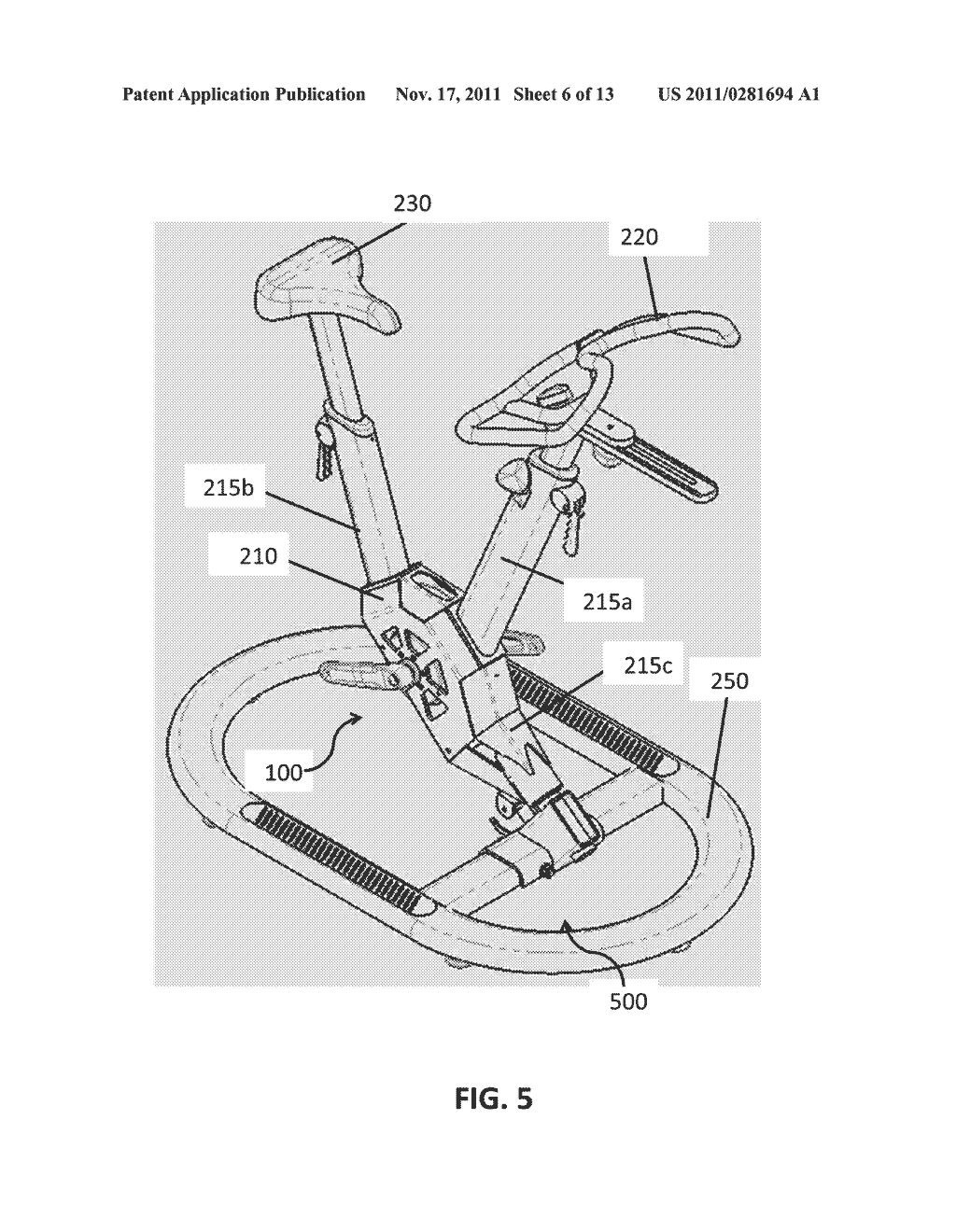 Exercise Cycle With Planetary Gear System And Rolling Recoiled Lateral     Motion System - diagram, schematic, and image 07