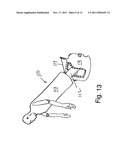 Training dummy assembly for doing stand-up drills and ground drills diagram and image