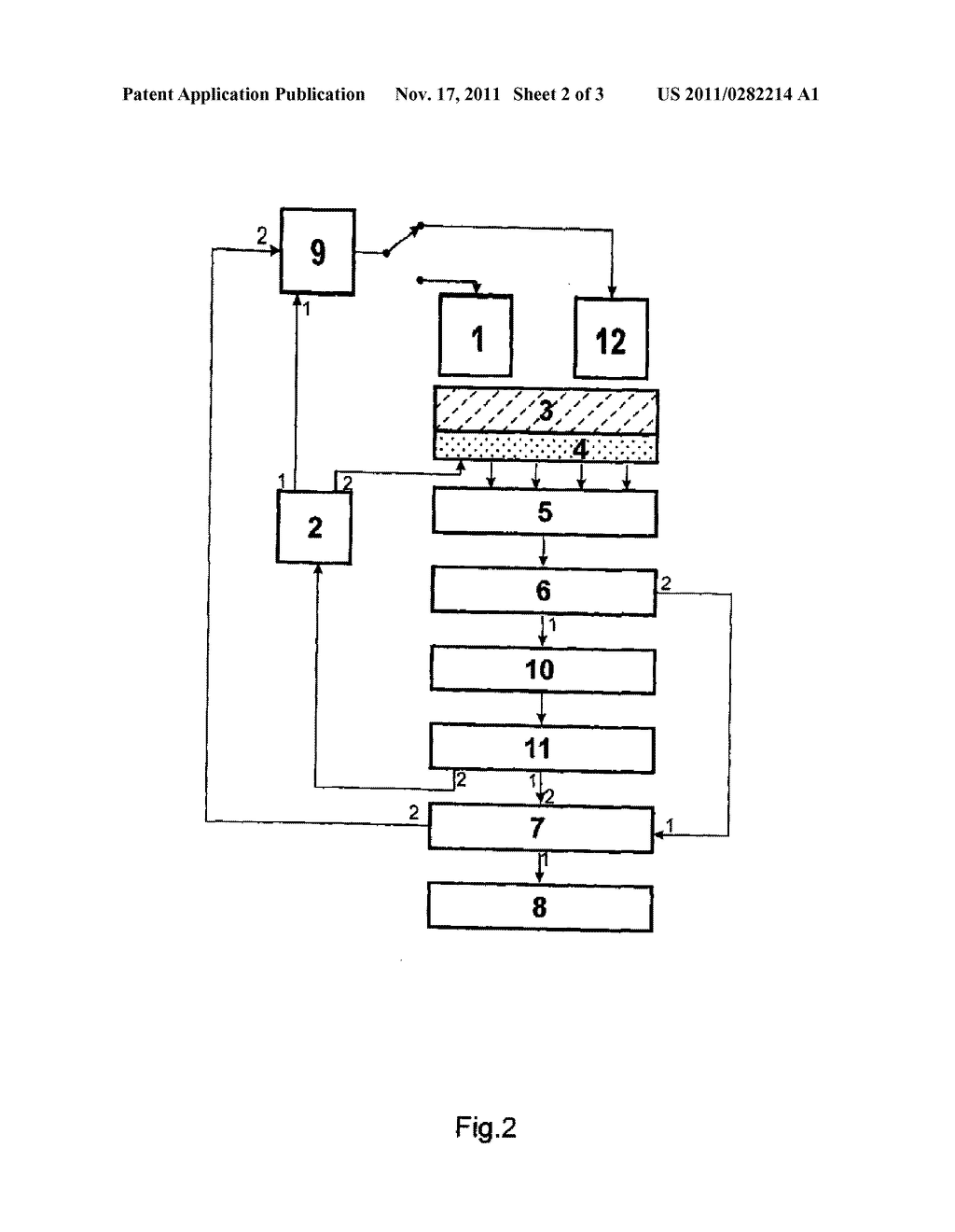 Method for Determining the Condition of a Biological Object and Device for     Making Same - diagram, schematic, and image 03