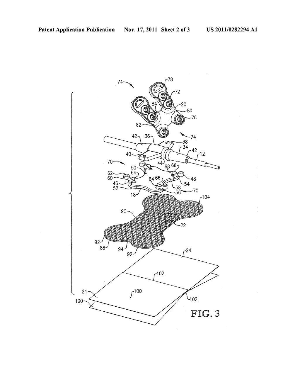 INTRAVENOUS SECUREMENT DEVICE WITH ADHESIVELY INTERCONNECTED ANCHORING     COMPONENT AND PERMEABLE ADHESIVE STRIP - diagram, schematic, and image 03
