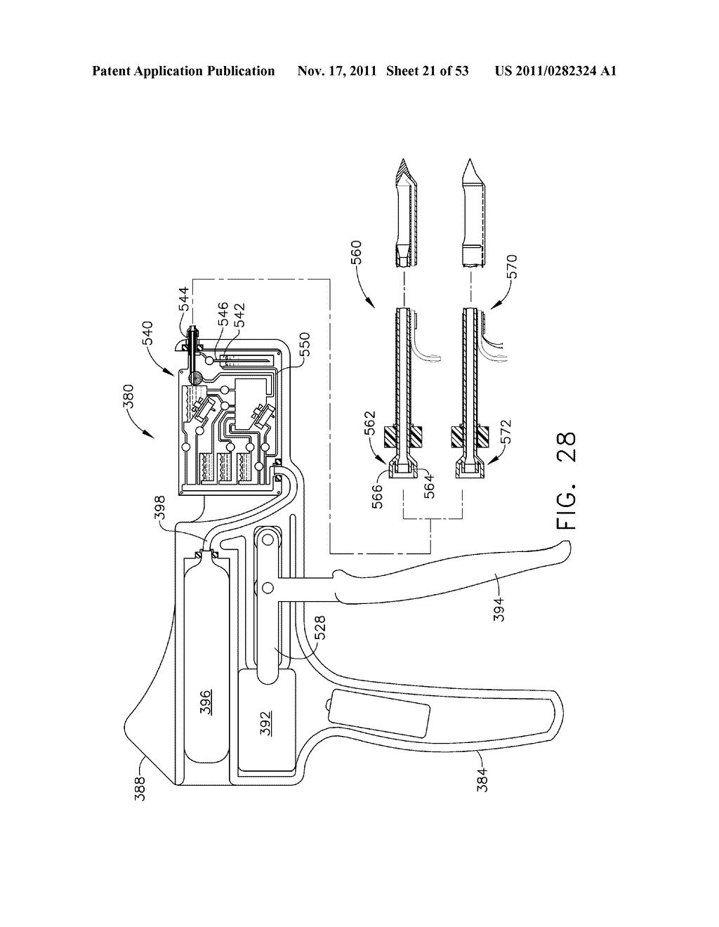 Multi-Chamber Therapeutic Cell Applicator Instrument - diagram, schematic, and image 22