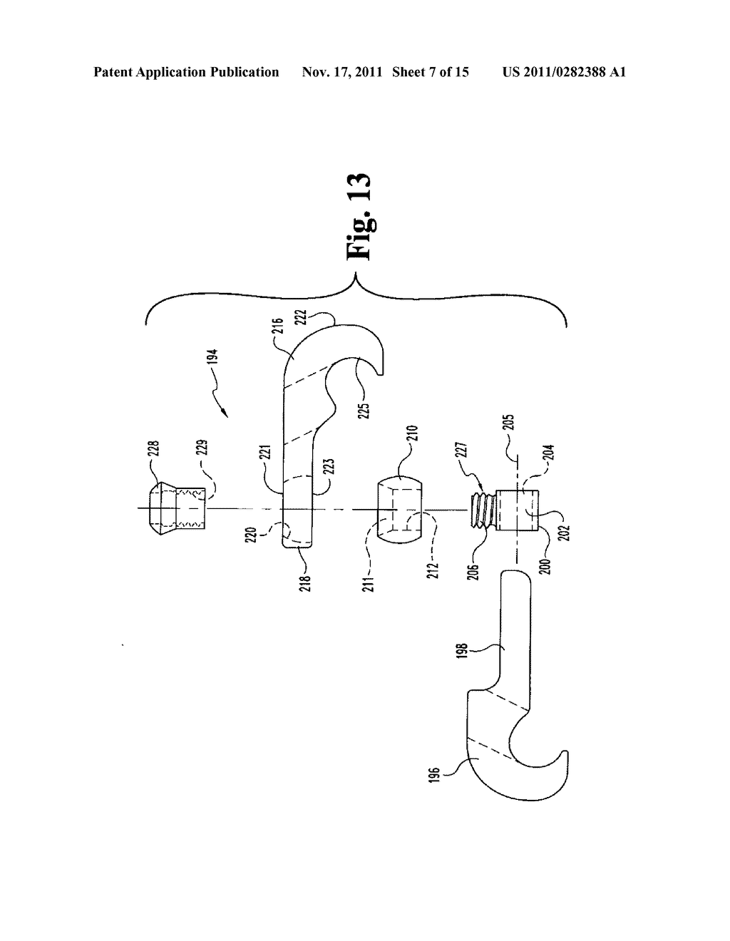 Multi Axial Cross Link Connector System for Spinal Implants - diagram, schematic, and image 08