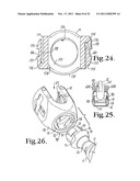 Polyaxial bone screw with cam connection and lock and release insert diagram and image