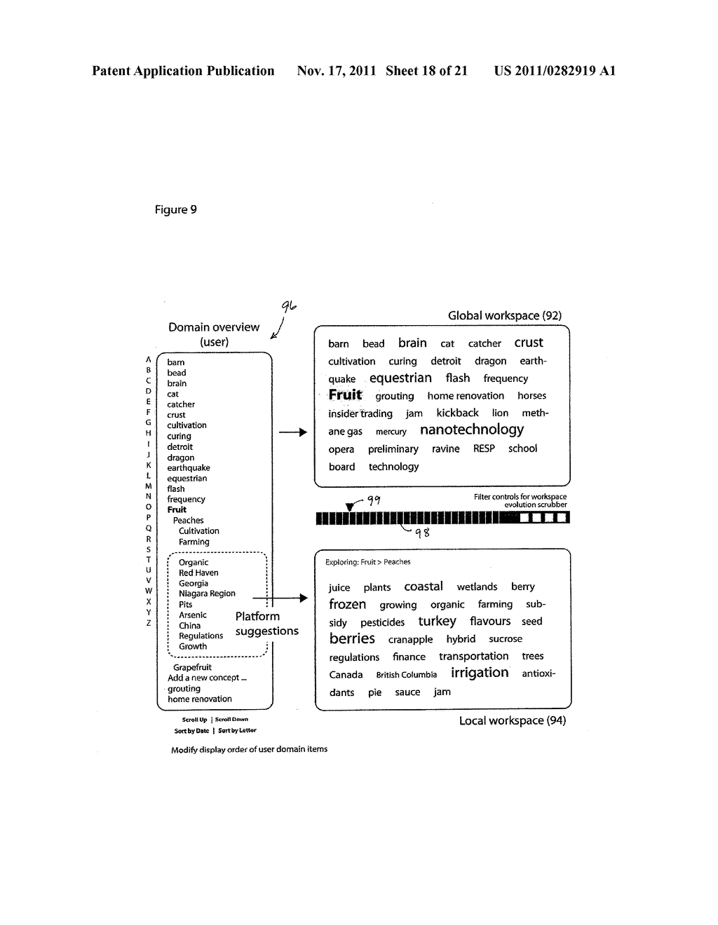 SYSTEM, METHOD AND COMPUTER PROGRAM FOR CREATING AND MANIPULATING DATA     STRUCTURES USING AN INTERACTIVE GRAPHICAL INTERFACE - diagram, schematic, and image 19