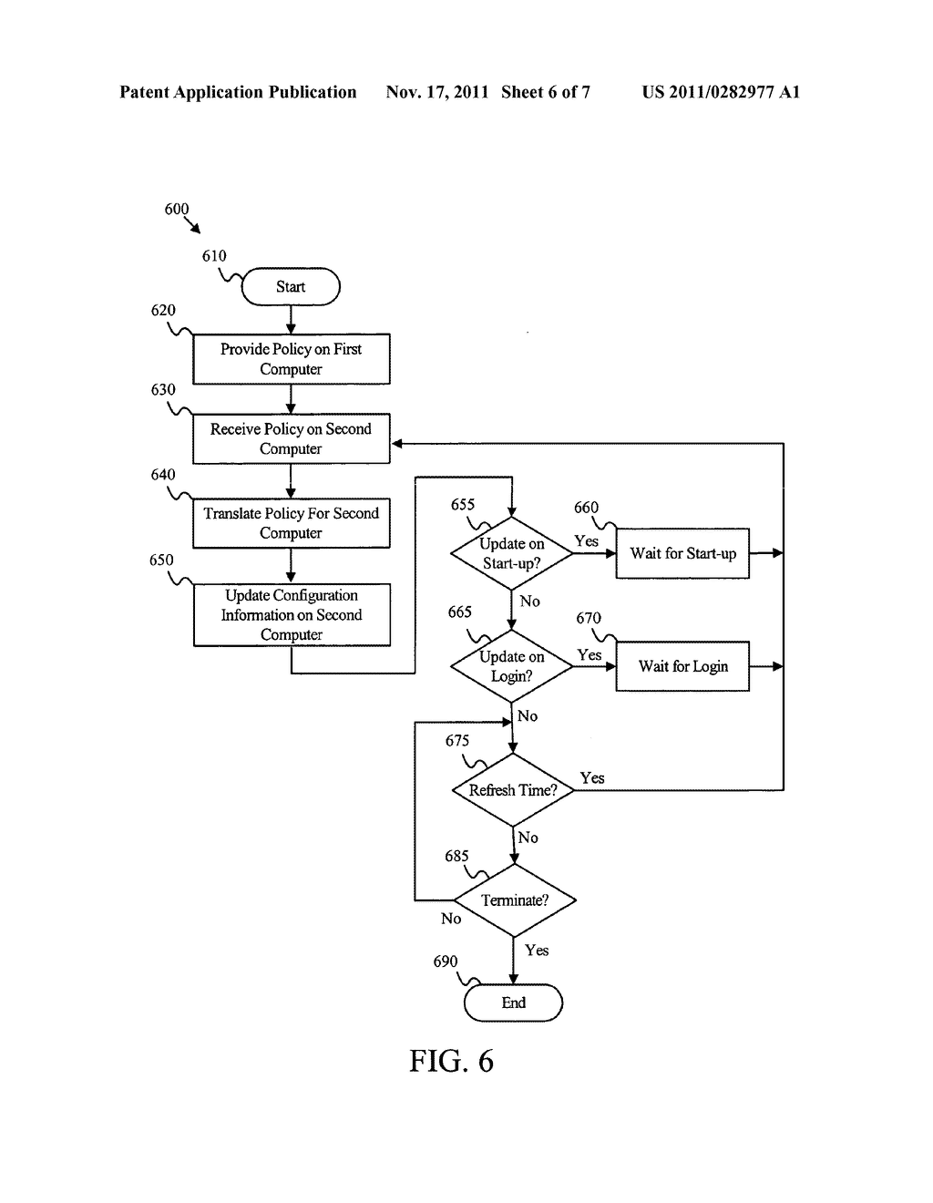 SYSTEMS AND METHODS FOR MANAGING POLICIES ON A COMPUTER - diagram, schematic, and image 07