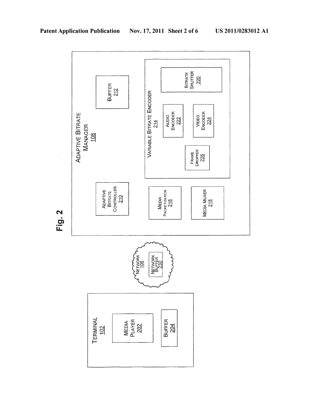 Adaptive Bitrate Management for Streaming Media Over Packet Networks - diagram, schematic, and image 03