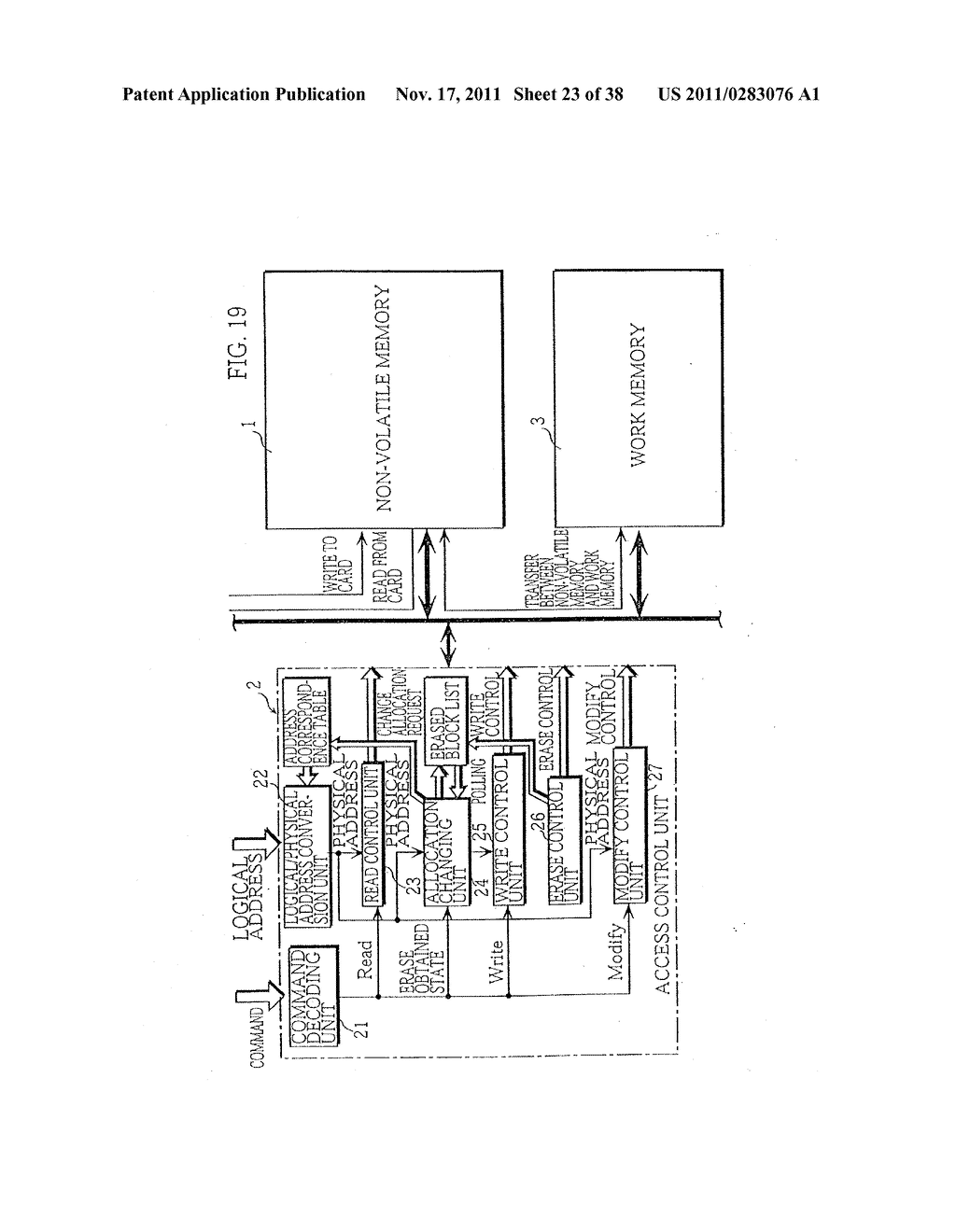 SEMICONDUCTOR MEMORY CARD ACCESS APPARATUS, A COMPUTER-READABLE RECORDING     MEDIUM, AN INITIALIZATION METHOD, AND A SEMICONDUCTOR MEMORY CARD - diagram, schematic, and image 24