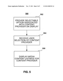 METHODS AND SYSTEMS FOR PROVIDING MEDIA CONTENT LISTINGS BY CONTENT     PROVIDER diagram and image