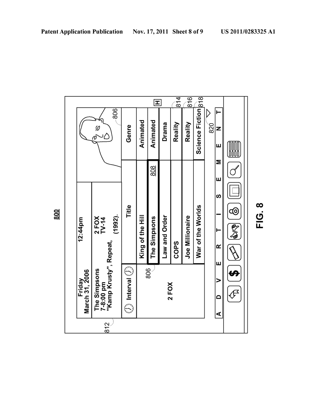 METHODS AND SYSTEMS FOR PROVIDING MEDIA CONTENT LISTINGS BY CONTENT     PROVIDER - diagram, schematic, and image 09