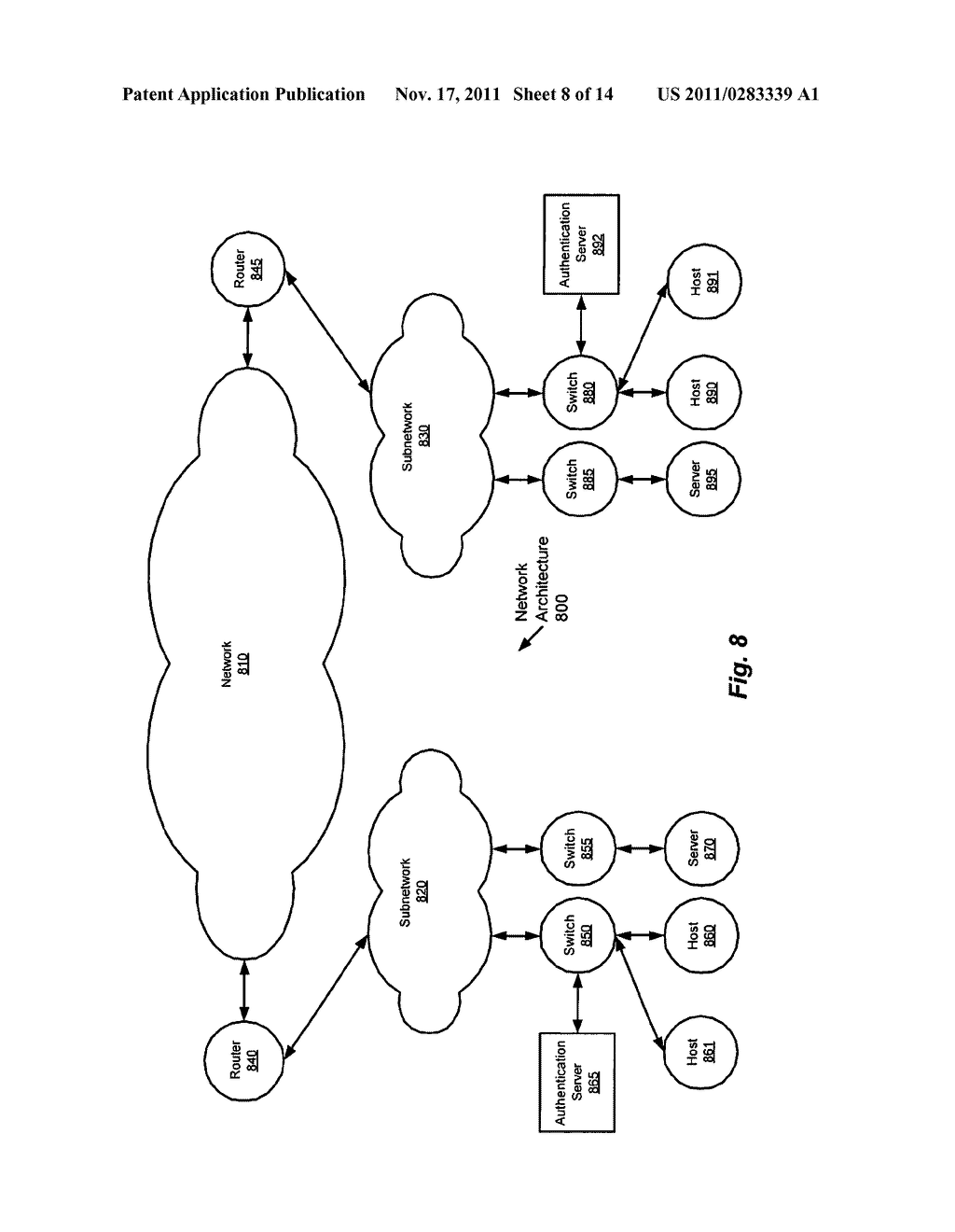 METHOD AND APPARATUS FOR PROVIDING NETWORK SECURITY USING SECURITY     LABELING - diagram, schematic, and image 09