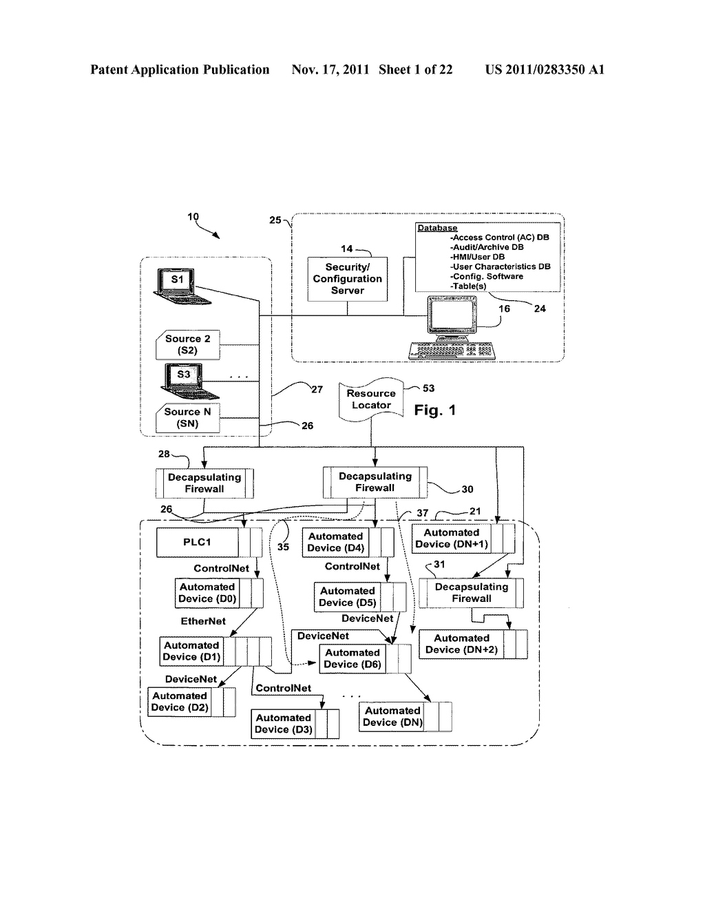 Firewall Method and Apparatus for Industrial Systems - diagram, schematic, and image 02