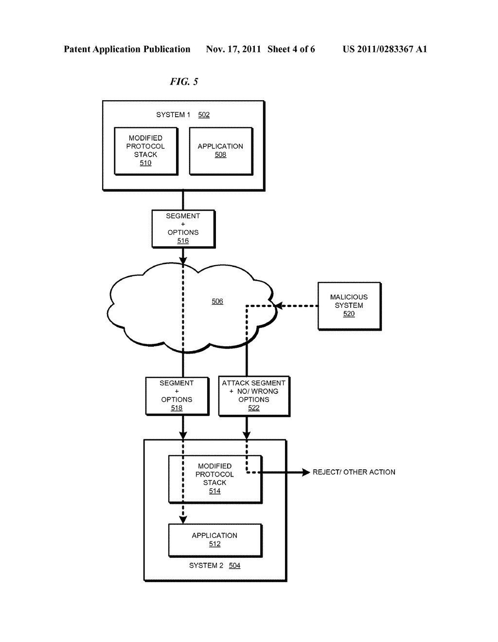 SECURING A COMMUNICATION PROTOCOL AGAINST ATTACKS - diagram, schematic, and image 05