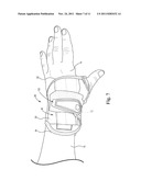 WRIST GUARD WITH STIFFENER ELEMENTS diagram and image